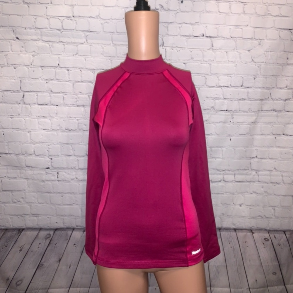 Reebok Womens Maroon/Pink Pullover - Picture 1 of 6